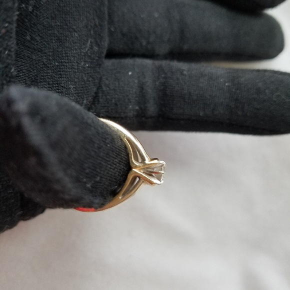 Two toned wedding ring set - Picture 3 of 3